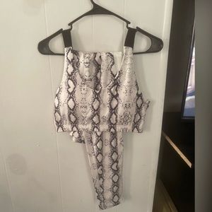 Snakeskin Workout Set
